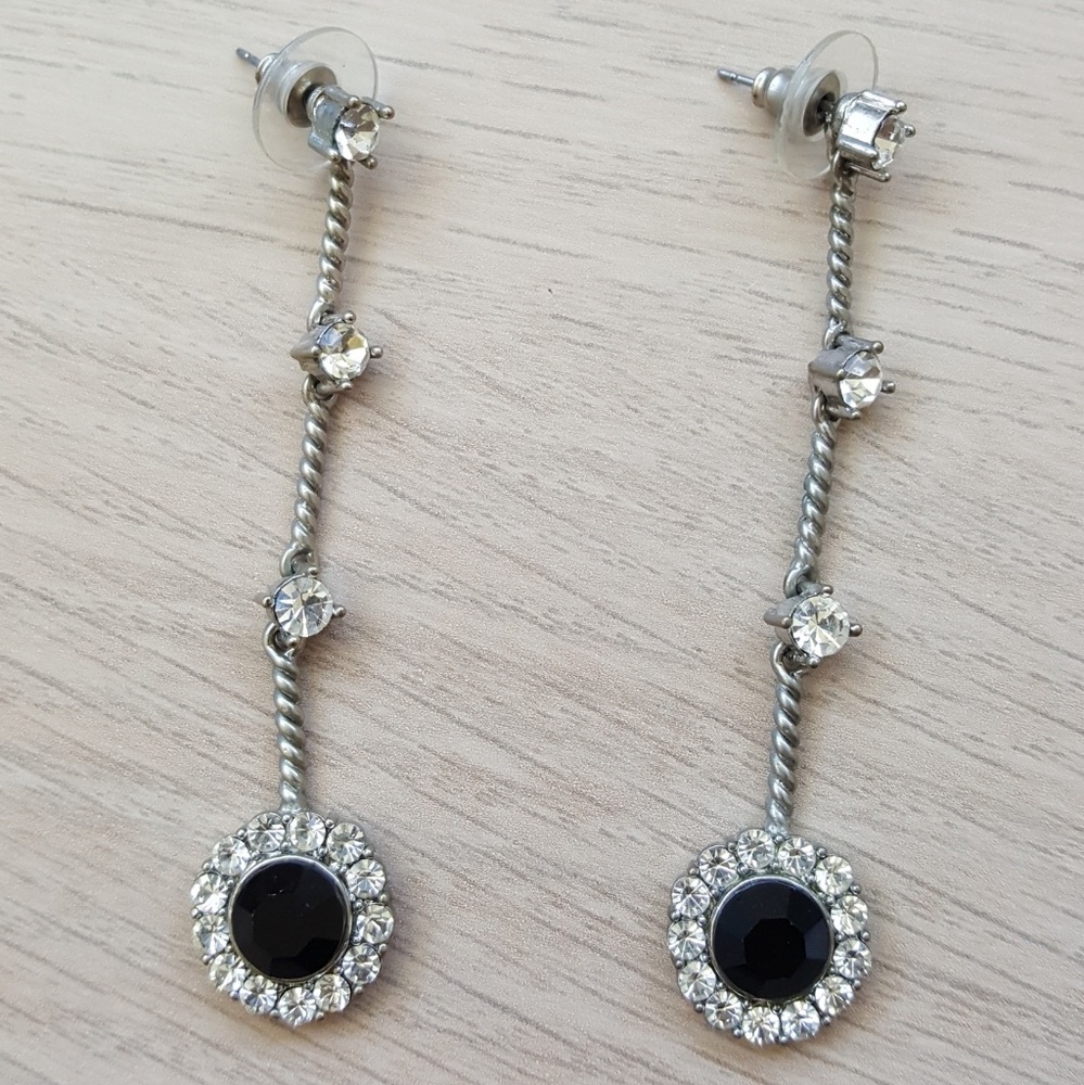 Glamorous evening earrings